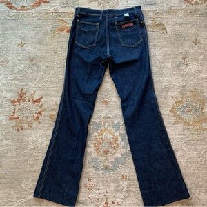Vintage Authentic 70’s Flared Jeans Dark Wash